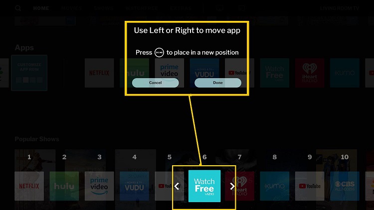 Can’t find XFinity app on Vizio tv