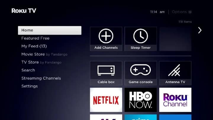 Sec Channel on Roku